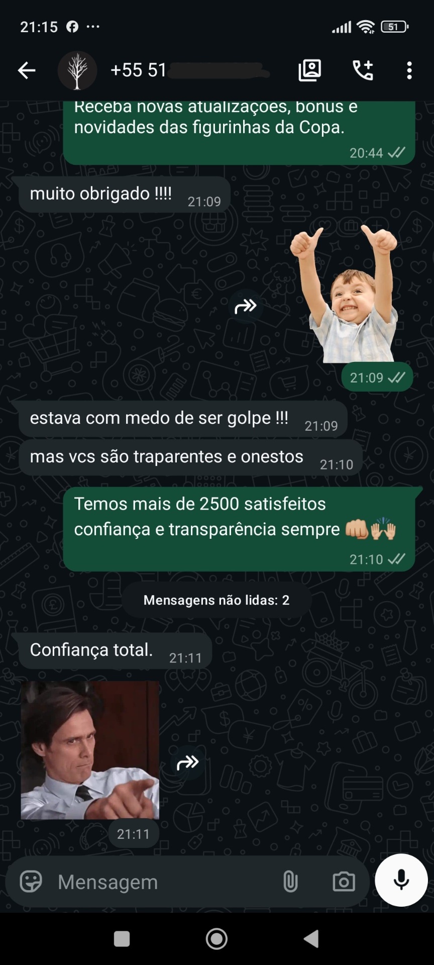 Feedback cliente 8