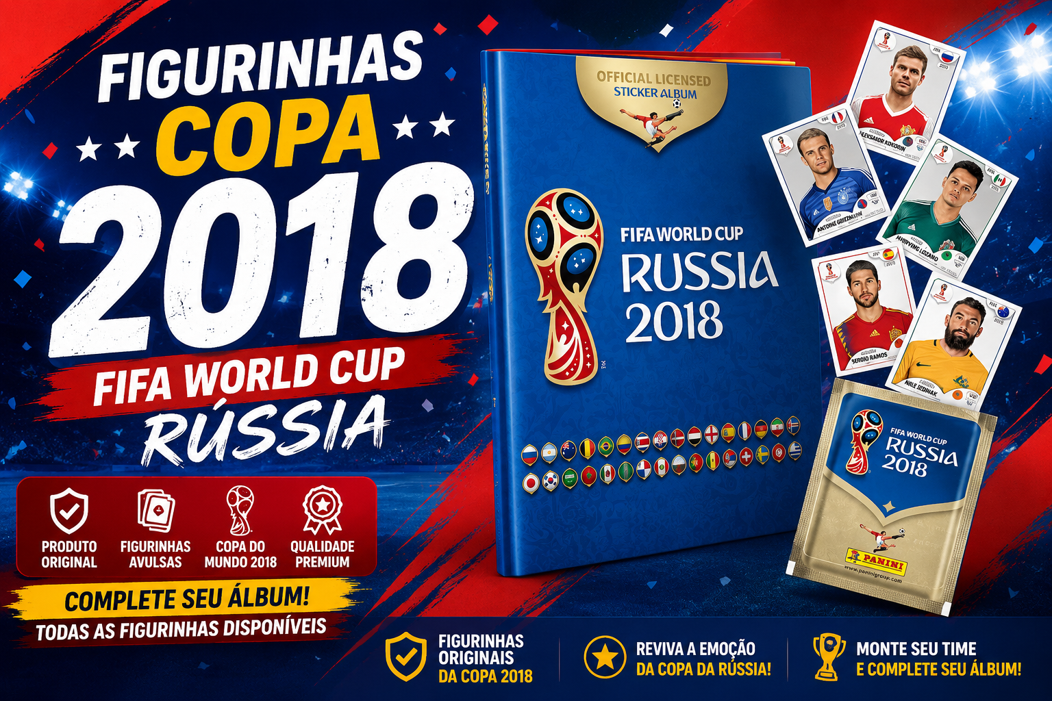 Kit Copa do Mundo Rússia 2018